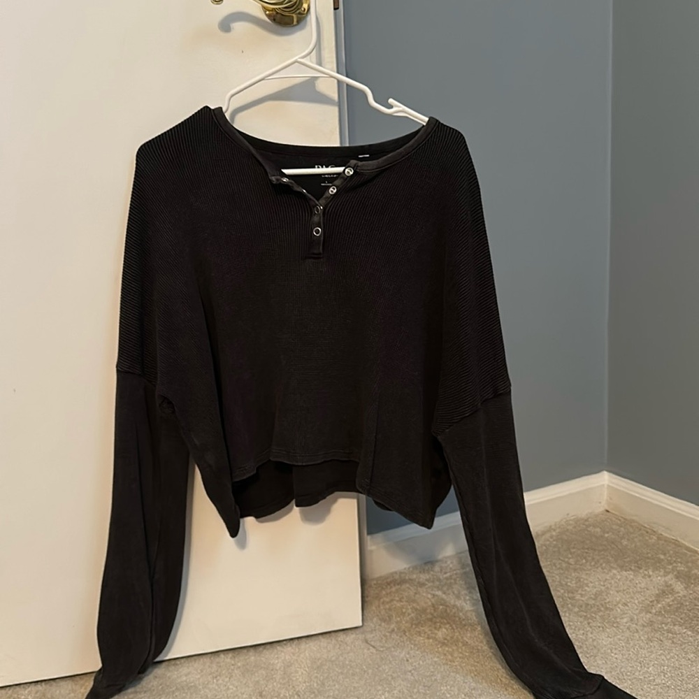 Long sleeeve Crop Top